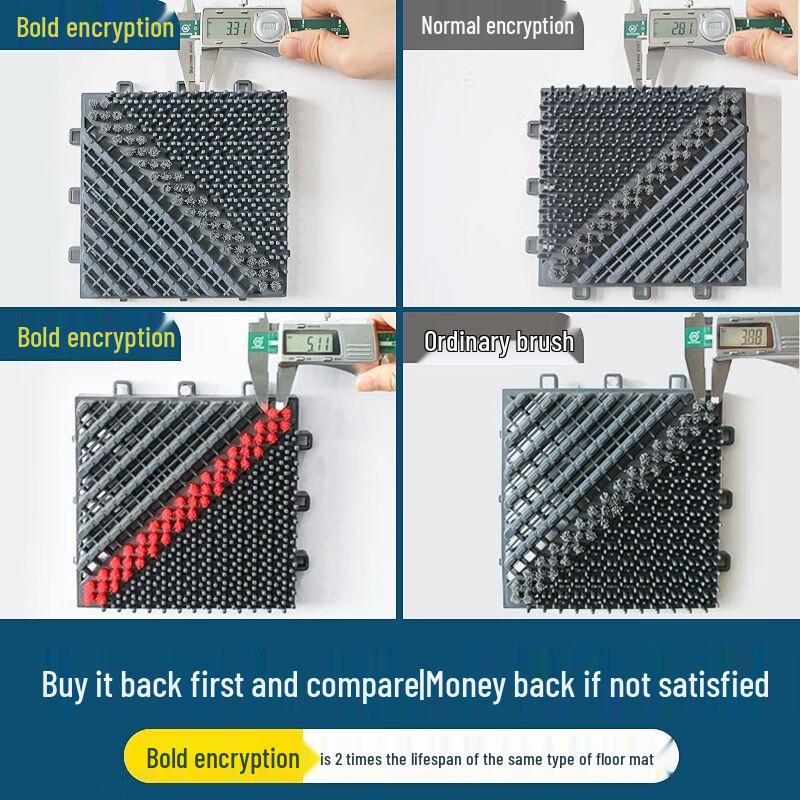 Outdoor Anti-Slip Plastic Dirt Scraper Entrance Mat