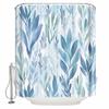 Vintage Coral Plant Shower Curtains Waterproof Bath Curtains Home Decor Modern Luxury Bathroom Curtain