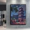 DIY 5D Diamond Painting Chinese Style Building Cross Stitch Kit Full Drill Embroidery Mosaic Art Picture of Rhinestones Gift