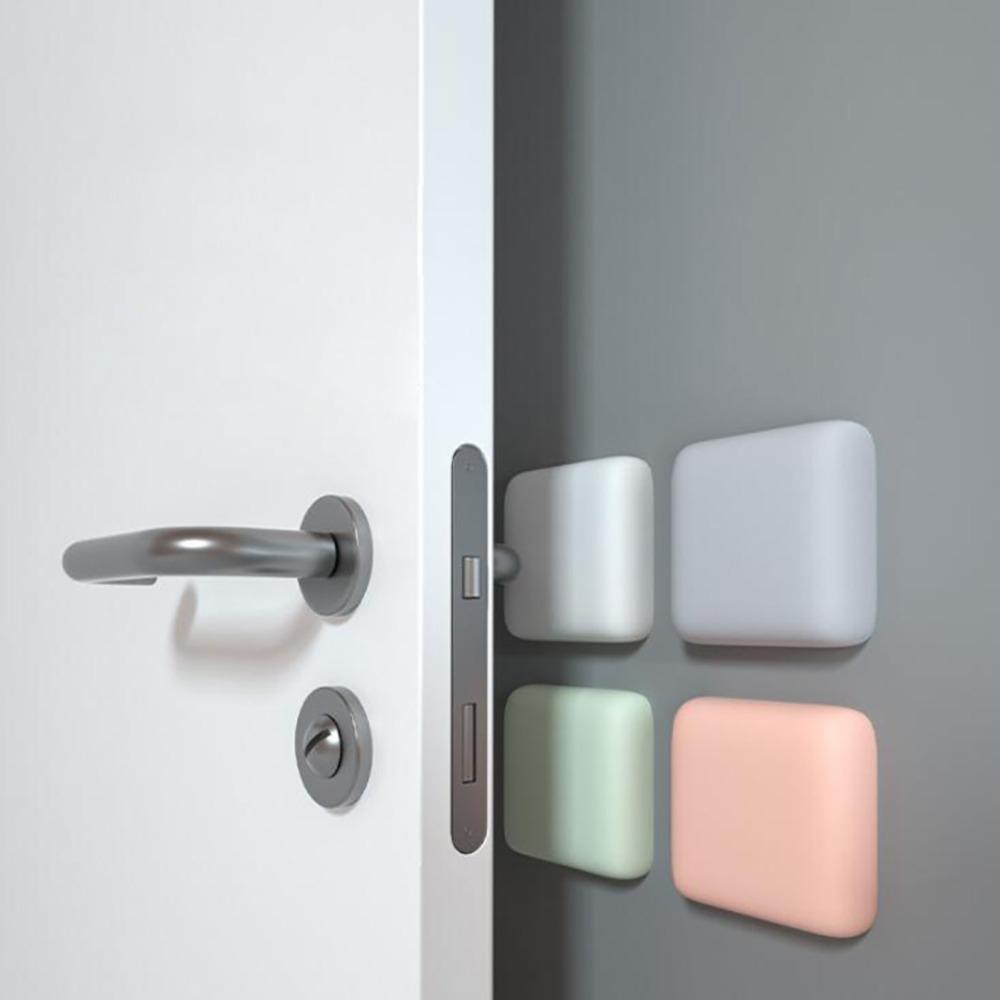 1 pz Paracolpo Autoadesivo in Silicone per Porta - Cuscinetto Protettivo Silenzioso Antiurto per Miglioramento Casa e Protezione Muro