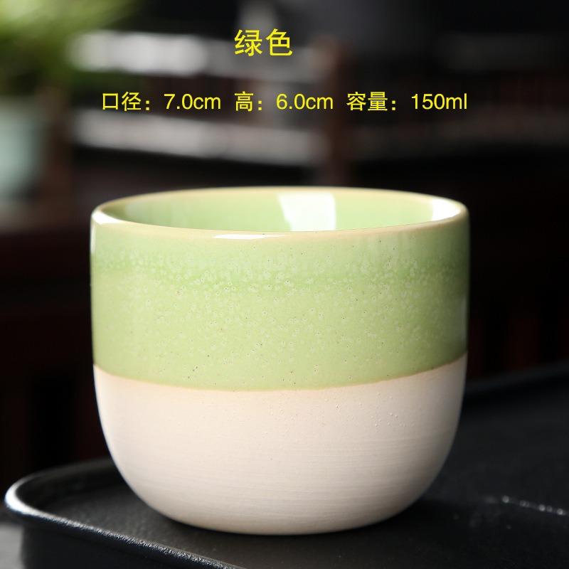 Ofenbrand China Keramik Teetasse Töpferei Jianzhan Trinkgeschirr Temmoku Glasur Porzellan Kung Fu Tassen Set für Wasser Latte Milch