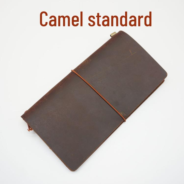 Cowhide Traveler's Loose-leaf Notebook Planner Diary