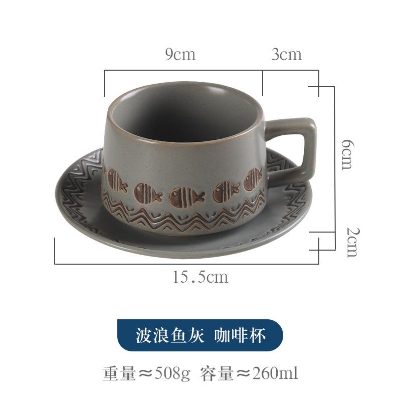 Cupa Ceramică Cupă Apă Cupă cu Mâner pentru Birou Cupă de Uz Casnic pentru Lapte Cupă pentru Băut Cupă pentru Suc Ceașcă de Ceai Stil Japonez