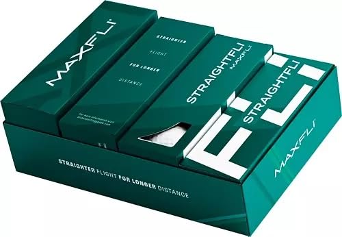 2025 Maxfli Straightfli Golf Balls - Straightfli, less prone to curving, rule-compliant [Parallel Import]