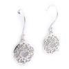 Les Trésors De Lily [J9411] - Silver 'Love' Earrings Silver (rhodium Plated) - 13 Mm