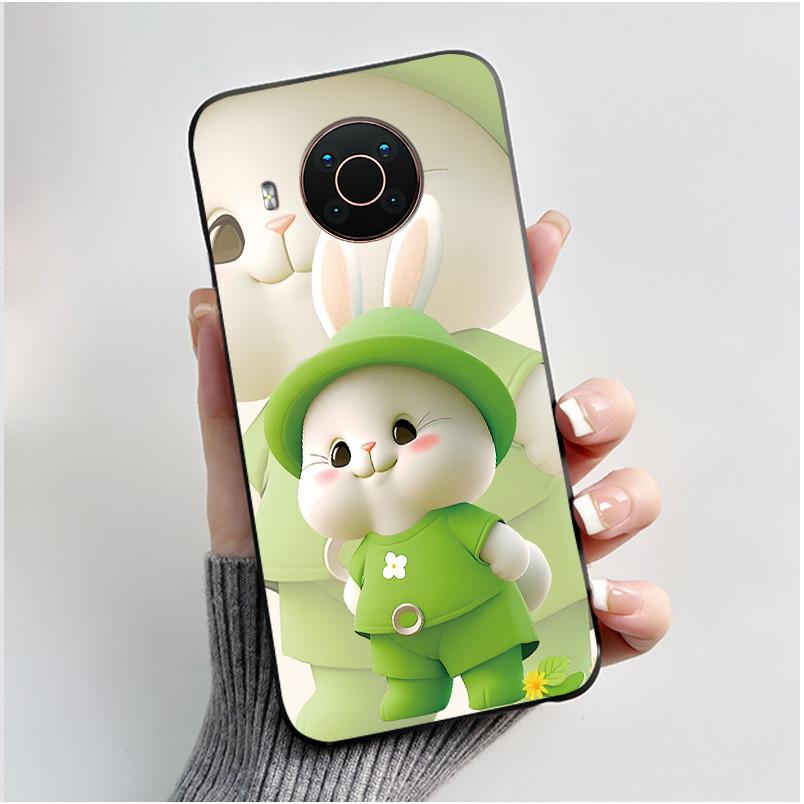 Viral Black Case For Nokia X20/Nokia X10 Fashion Dragon Kin Pattern Jelly Shell For Nokia X100 Shockproof Soft Cover