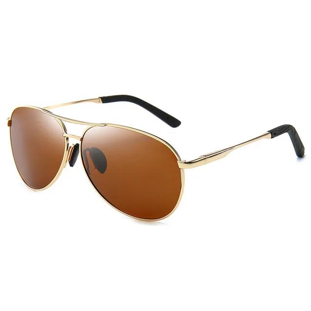 Aviation Metail Frame Sunglasses Men Color Changing Sun Glasses Pilot Male Day Night Vision Driving