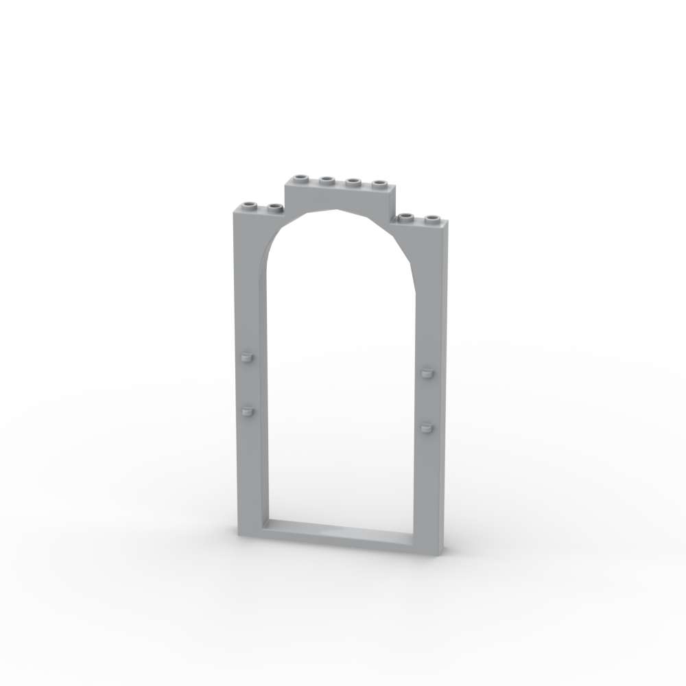 Non-Toxic Moc 1Pcs 33227 Door Frame 1X8X12 Arched Building Block Set Castle House Gate Bricks Part Compatible Particle Toy Children Gifts