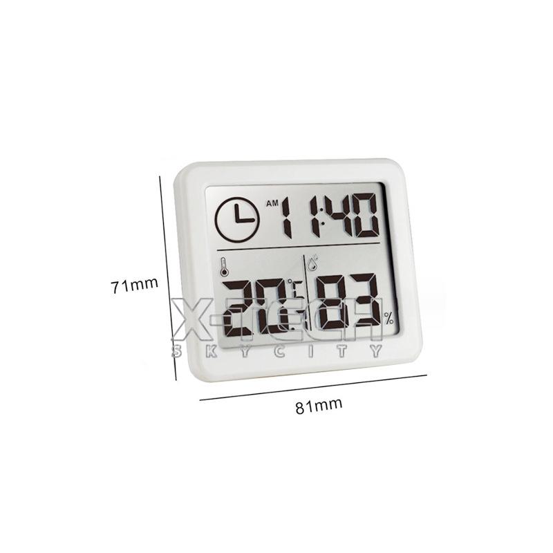 Ultra-thin and Simple Smart Home Electronic Digital Temperature and Humidity Meter, Household Thermometer, Indoor Dryness and