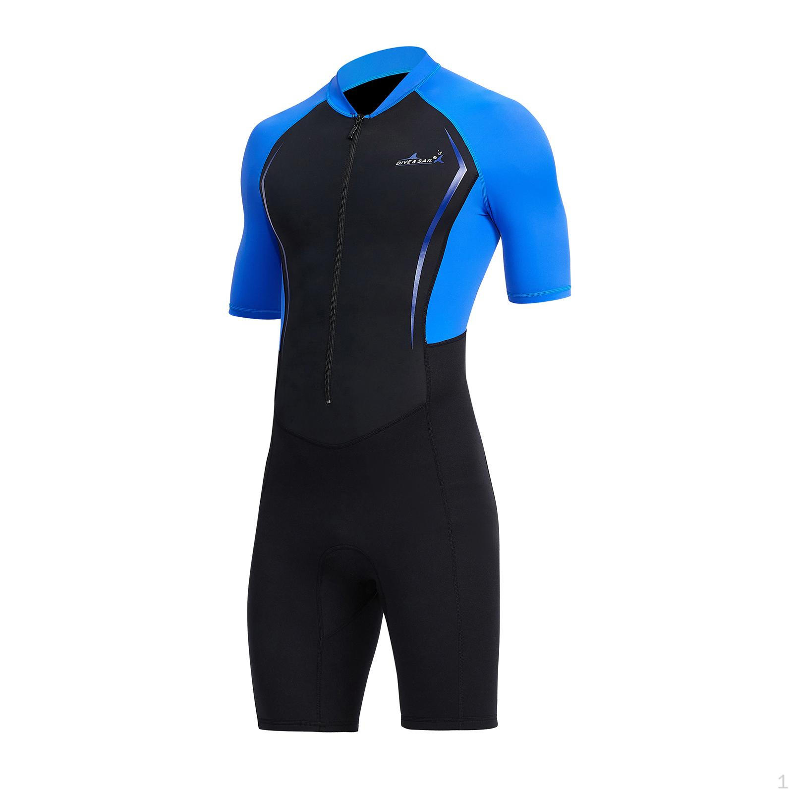 

Mens Shorty Wetsuit 5mm Front for Diving Snorkeling Surf XXXL