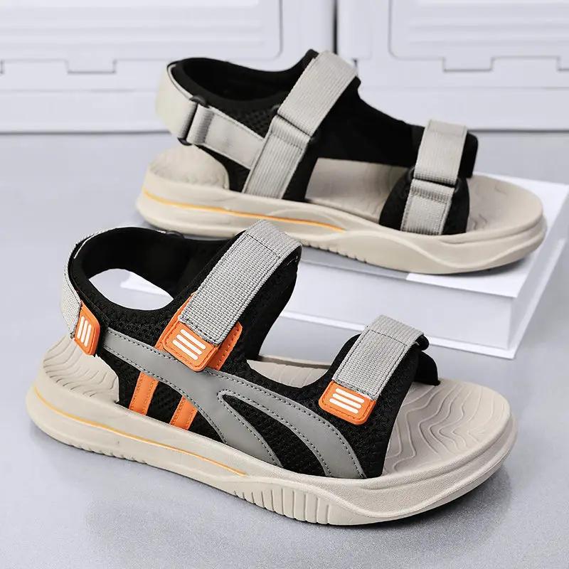 Breathable Summer 2024 Male Shoe Outdoor Men's Sandal Styles High Quality On Offer Cheap Liquidation 39 Original Casual Open Toe