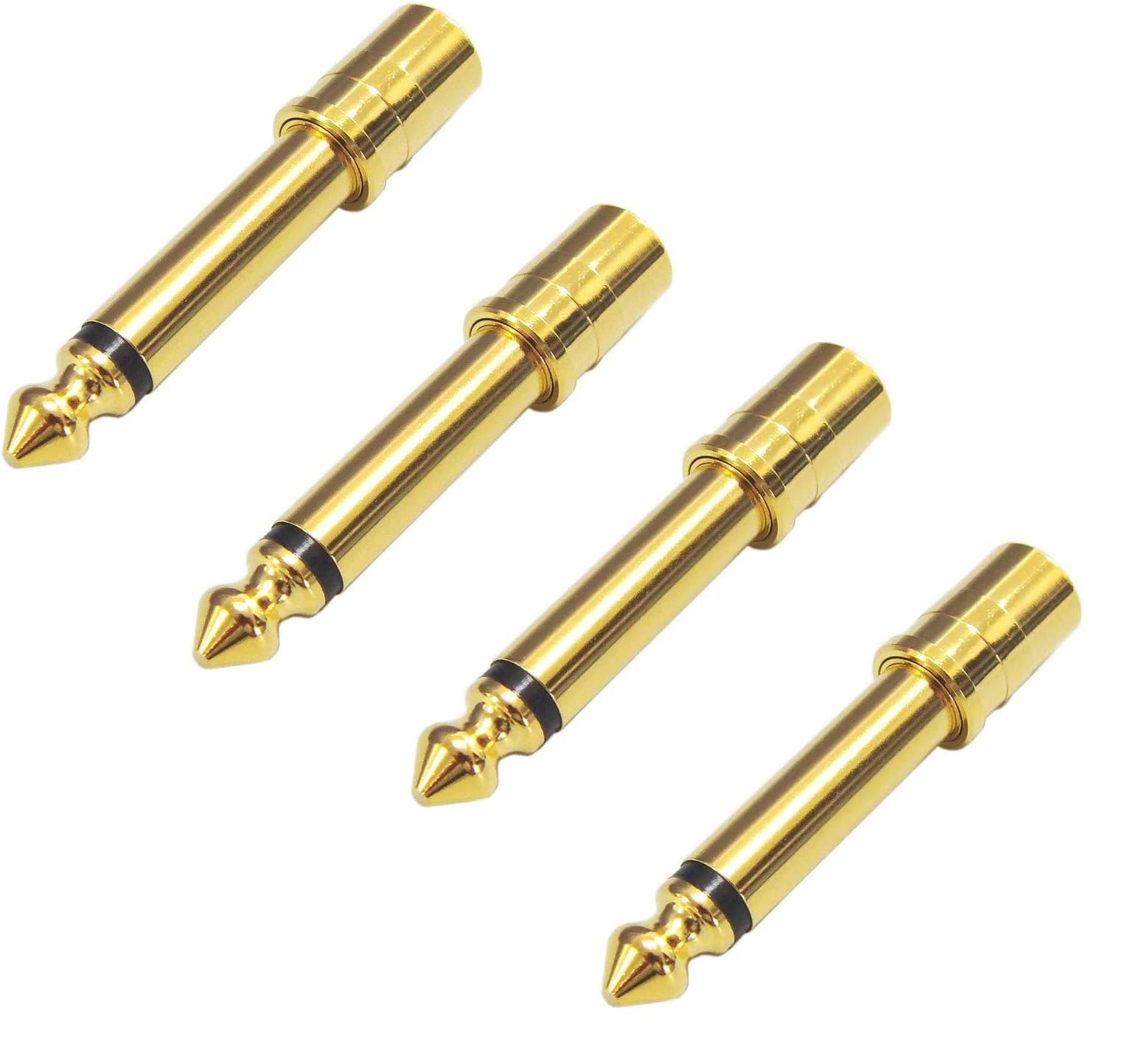 

Mono Male to RCA Female Adapter Plugs of 6.3mm (Set 4) PLG-N6205GD-4P