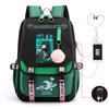 Demon Slayer Ghost Slayer Blade Peripheral Printing Trend Junior High School Students Large Capacity Student School Bag