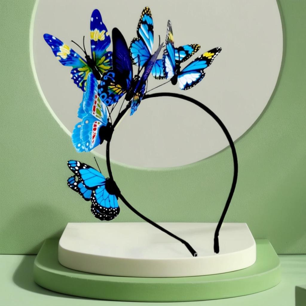 European & American Bridal Butterfly Headband for Halloween & Bachelorette Party