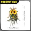Artificial Swag Lifelike Hanging Decoration Floral Spring Summer Door Wreath for Indoor Harvest