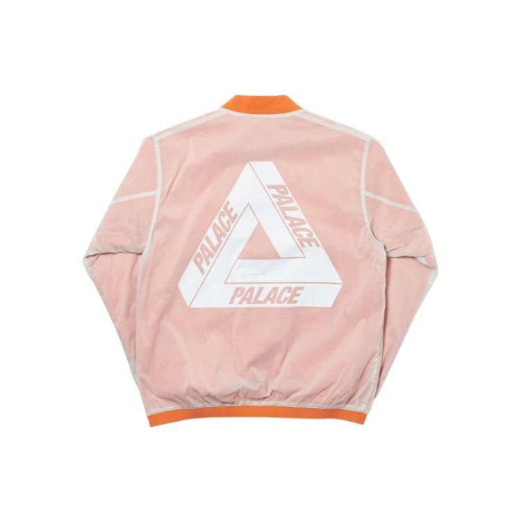 Palace Reversible Overplay Bomber With Alphanumeric Logo Unisex Jacket Orange P16JK031