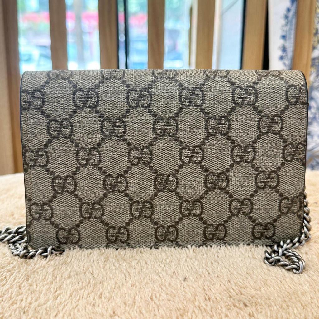 [Pre-Owned] Gucci Dionysus GG Supreme Super Mini Bag 'Beige' - Very Good #1CV9XMK