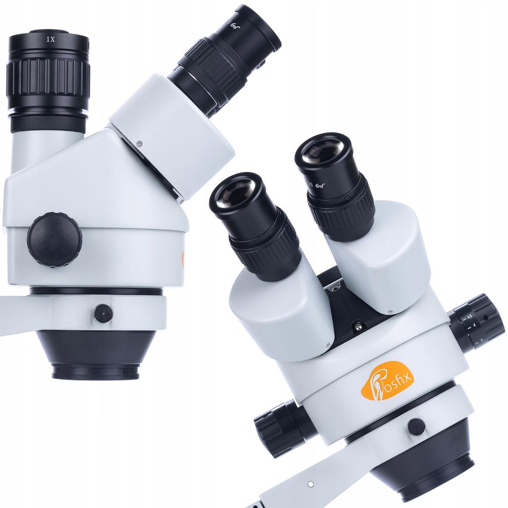 Rosfix Mikroskop Stereoskopowy Trinokularowy Neptune Pro Z Kamerą PEGASUS Pro 12MP – Wysięgnik | Zoom 7x-45x | Ergonomiczna Konstrukcja