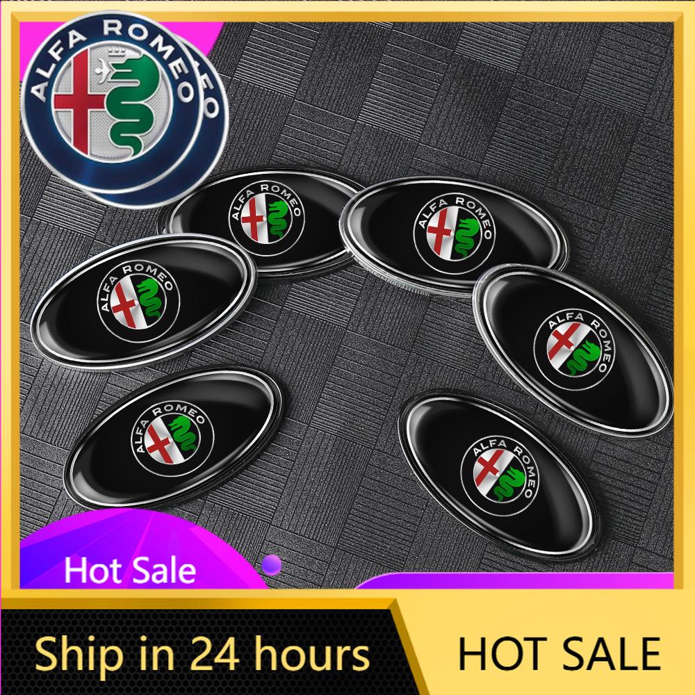 Autostickers Voor Alfa Romeo 3D Aluminium Auto Carrosserie Embleem Stickers Kofferbak Badge Decal Voor Alfa Romeo Giulia MiTo Giulietta Tonale
