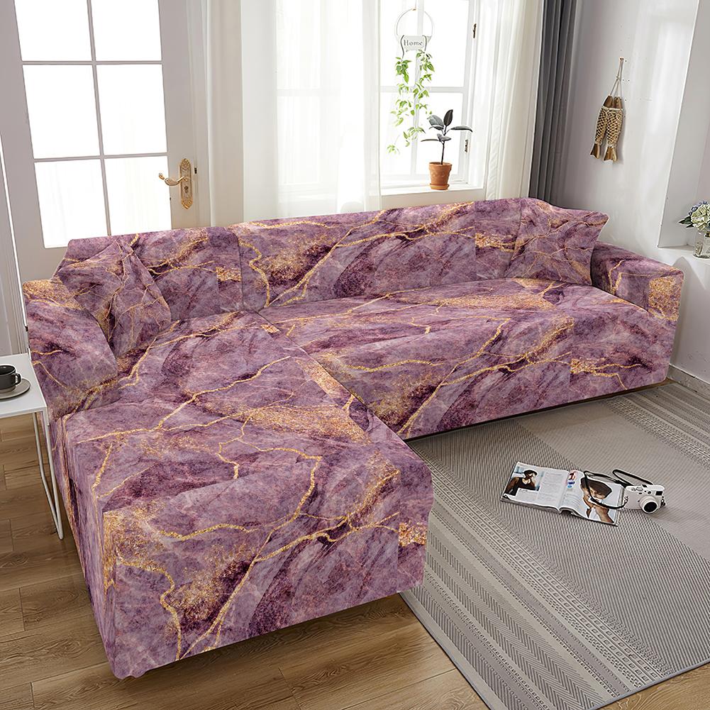 Marble Sofa Covers For Living Room Elastic Geometric Slipcovers Couch Cover L Shape Funda De Sof áDe Esquina Fundas Para Sof áS
