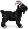 ZHONGXIN MADE Goat Plush Toy 12 Inch Realistic and Cute Black Goat Plush Super Great Gift for Animal Unique Safe Body Baby Christmas Gift (Approx.