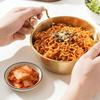 Ciotola per Noodles in Acciaio Inossidabile - Ciotole Giapponesi per Ramen/Coreane per Banchan con Manici Multimisura Ciotole per Zuppe e Insalate per Pho, Cereali e Meal Prep