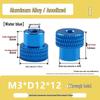 National Standard Aluminum Knurled Hand-Twist Nut M3-M10