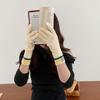 Casual Long Finger Gloves Solid Color Touchscreen Winter Gloves Windproof Knitted Gloves Outdoor Riding