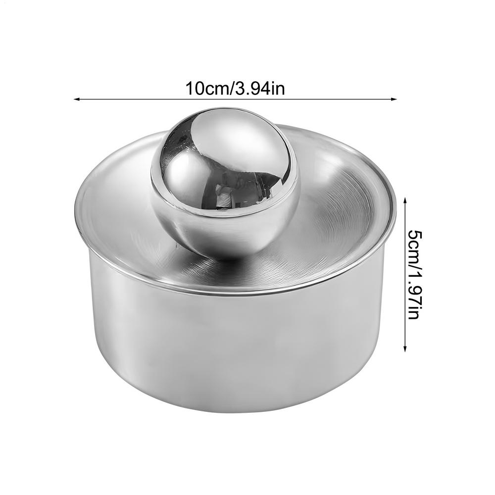 Dumpling Skin Pressing Tool 410 Stainless Steel Hand Dough Wrapper Press Mold for Dumpling Ravioli Pie Bun Cookie Home Use чистый
