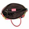 Leder Damenhandtasche Rhombus Farbpassend Rindsleder Handtasche Umhängetasche Muschel Mode Damenhandtasche