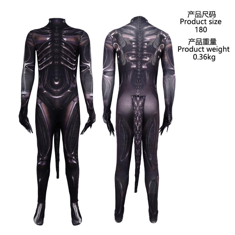 Alien Killing Ship Same Cosplay Horror Role Playing Suit Halloween cos onesie Alien