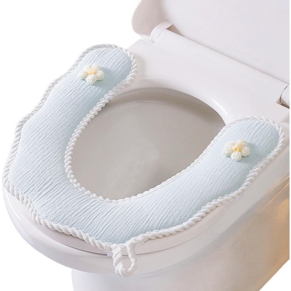U-Shaped Toilet Seat Cover Breathable Toilet Seat Cushion Reusable Closestool Cover Indoor