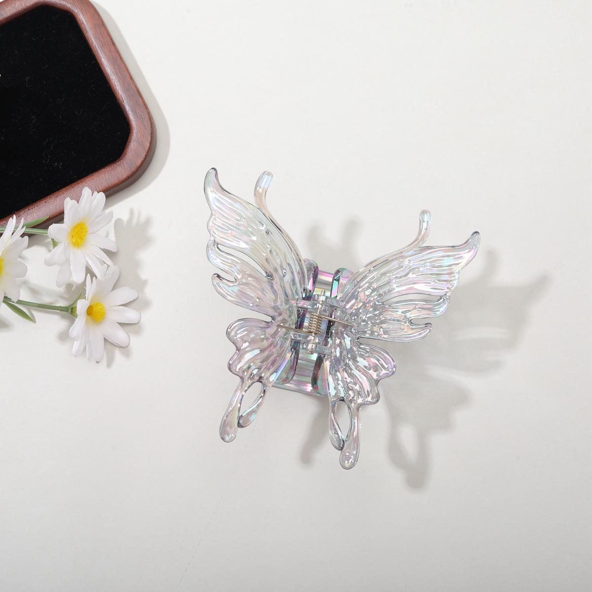 

Большая полая заколка-бабочка в корейском стиле для женщин - Супер фея головной убор для пучка, заколка-краб