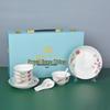 Jin Ming Li 10-Piece Chinese Ceramic Dinnerware Gift Set