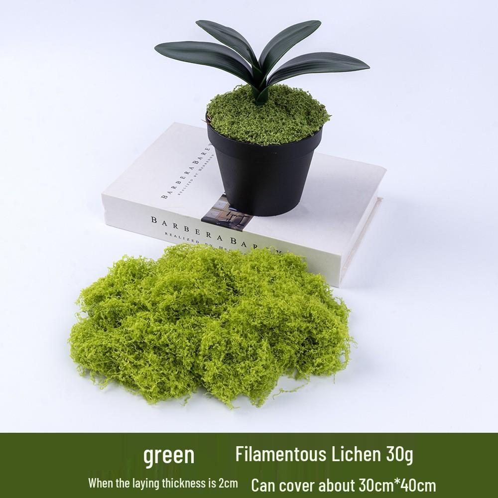 Artificial Moss Turf Landscape Ornament for Bonsai & Potted Plant Decoration