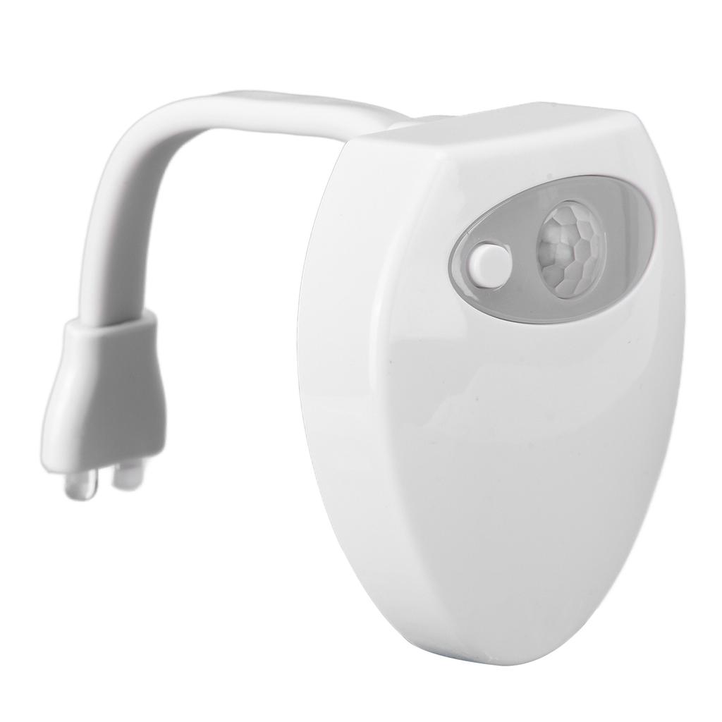 Toilet Light Automatic Color Change Smart Sensor Dual LED Ceramic Texture Toilet Bowl Light