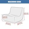 Stretch Polar Fleece Armless Sofa Cover Living Room Solid Lounge Couch Cover All-inclusive Copri Divano Fundas Para Sillones
