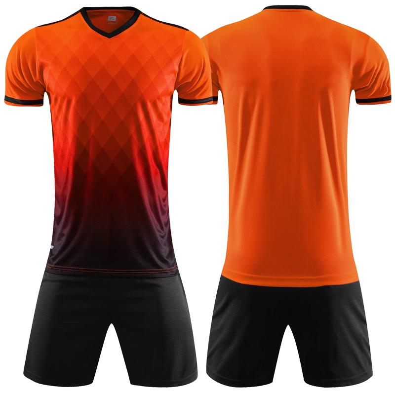 New Football Jerseys and Shorts Adult Soccer Uniforms Football Training Tracksuit XS-3XL