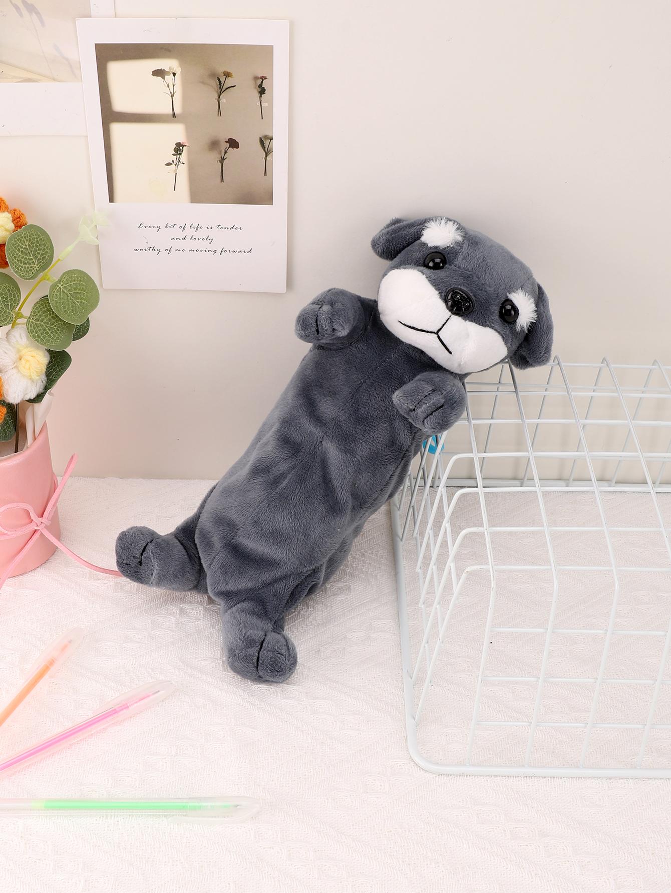 

Schnauzer large-capacity pencil case Soft creative pencilcase School Supplies Stationery Trousse Pencil Pouch Unisex Pencil case