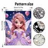 Disney fairy pearl painting handmade diy pearl art painting simple living room hanging painting decoration