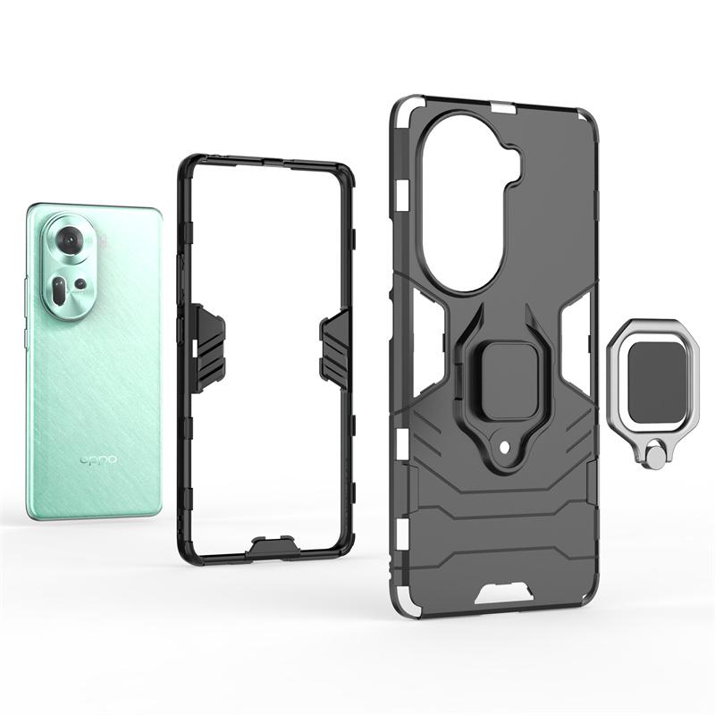 For Oppo Reno 11 5G Case Anti Shock Kickstand Magnet Armor Phone Cases for Oppo Reno11 5G Global CPH2599 6.7" Back Cover Fundas