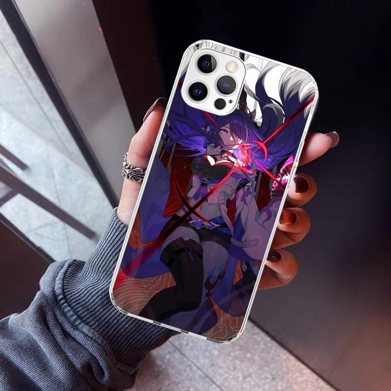 Honkai Star Rail Acheron Phone Case For iPhone 17 Air 11 13 Mini 14 15 Plus 16 12 Pro Max 16E SE 7 8 Pattern Soft TPU Back Cover