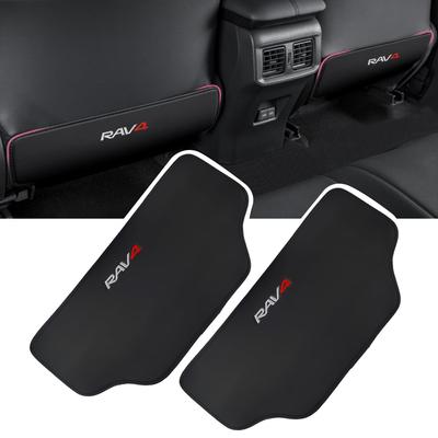 MiJuduo Kick Guard for Toyota RAV4 50 Prevents Scratches and Embroidered Seat Back Seat Back Rear Seat Prevents Prevents Easy To 2 Pieces Series,