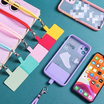 Universelles verstellbares Telefon-Lanyard, Anti-Verlust-Lanyard-Gurt, abnehmbares, buntes Halsband, Telefon-Sicherheitsleine, Schlüsselanhänger, Kettenseil