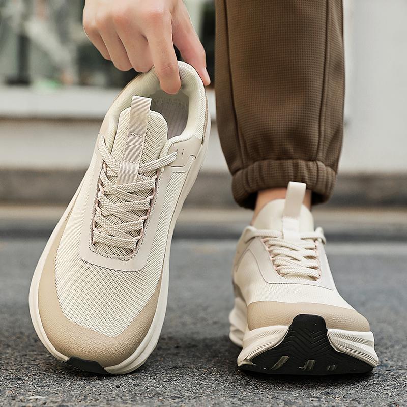 Spring Men'S Fashionable And Comfortable Casual Shoes Lightweight Shock Absorbent Breathable Outdoor Sports Running Shoes