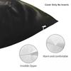Black Labrador Retriever Square Pillowcase Polyester Linen Velvet Creative Zip Decor Room Cushion Case