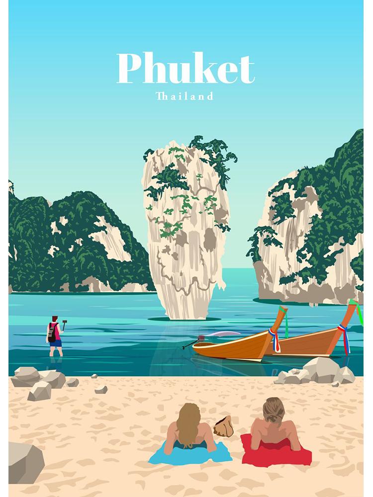 Travel City Poster Finland Vietnam Oslo Nice Canvas Painting Cartoon Nordic Wall Art For Modern Living Room Home Decoration