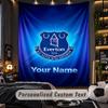 TapestryEverton FC Custom Name Text Personalized Wall Hanging Tapestry Home Wall Decor