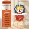 Kids' No-Drill Indoor Basketball Hoop with Suction Cup for Silent Play