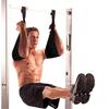 CAWKAY Ab Straps, Abdominal Training Equipment, Strength Training, Hanging Workout, Ripped Abs, Ab Building, Pull-Ups, Fitness (Black)
